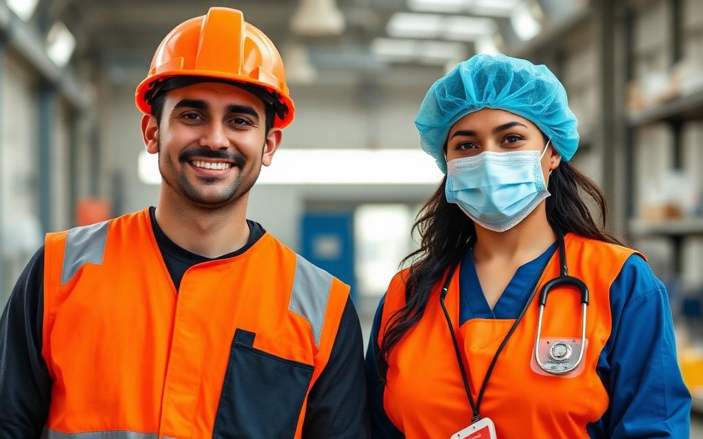 Newcomers working in construction and healthcare in Canada